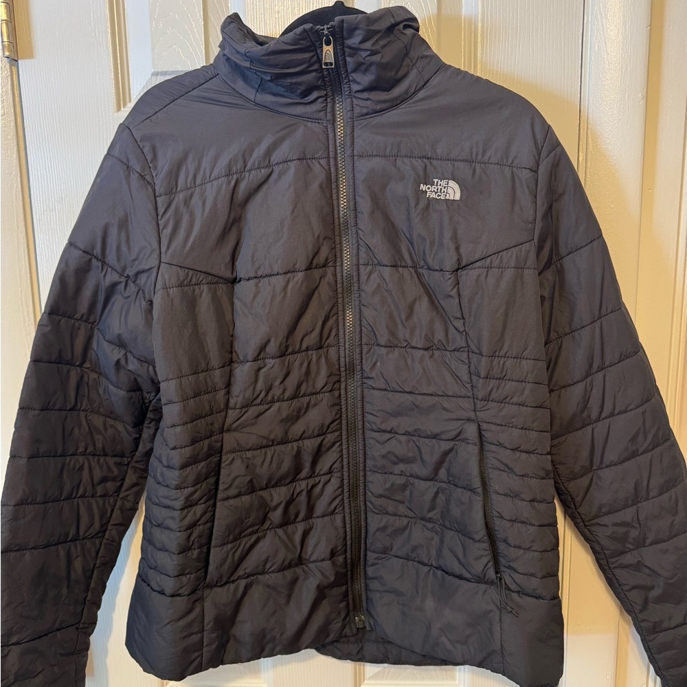 The North Face Womens Puffer Quilted Jacket Large L Black